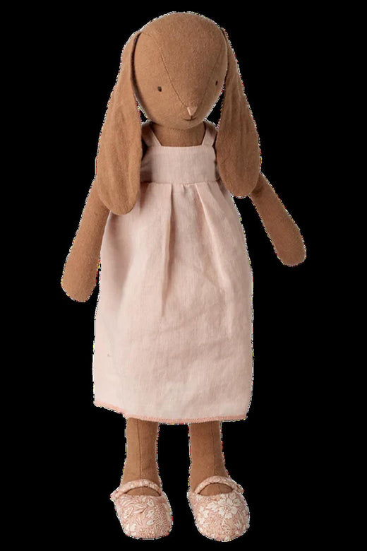 Maileg - Kanin, Størrelse 3 - Brun - Kjole Og Sko 16-6300-00 Legetøj 