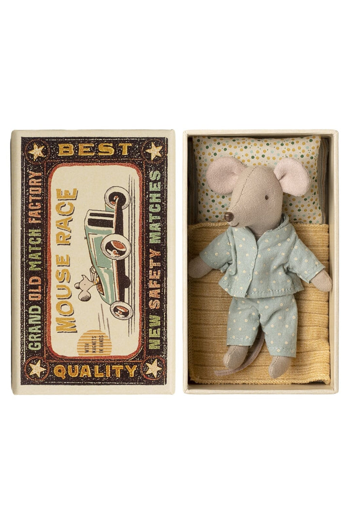 Maileg - Lillebror Mus I Tændstikæske - Littlesister/Brother Legetøj 