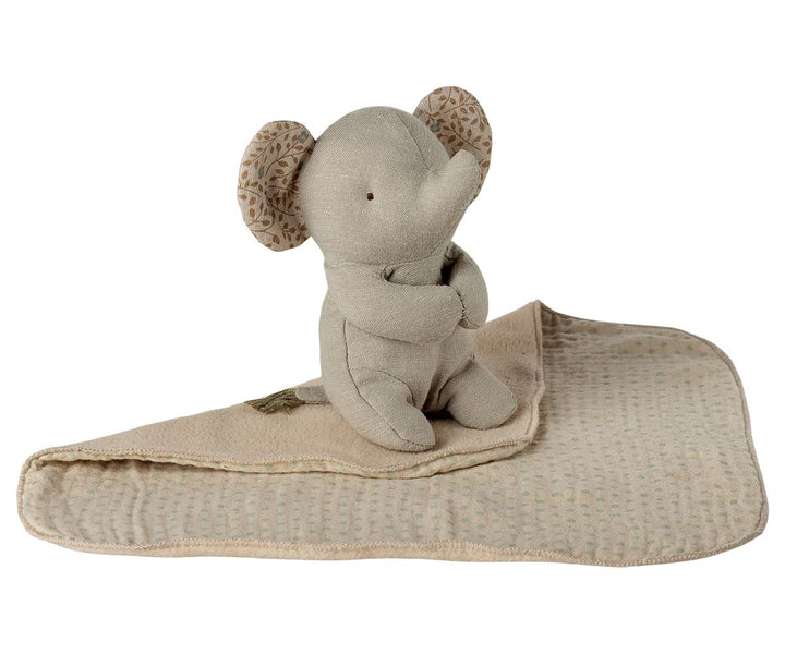 Maileg - Lullaby Friends, Elefant, Mini, Grå 16-6971-00 Legetøj 