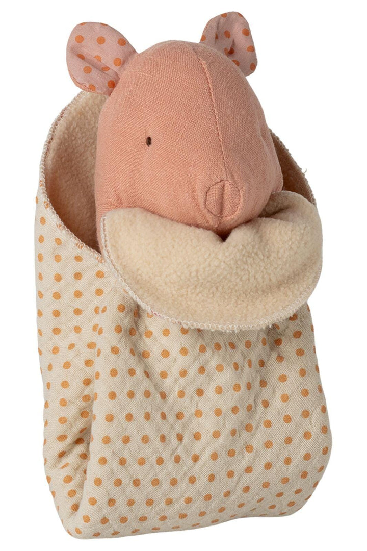 Maileg - Lullaby Friends, Gris, Mini - Lyserød 16-6973-00 Legetøj 