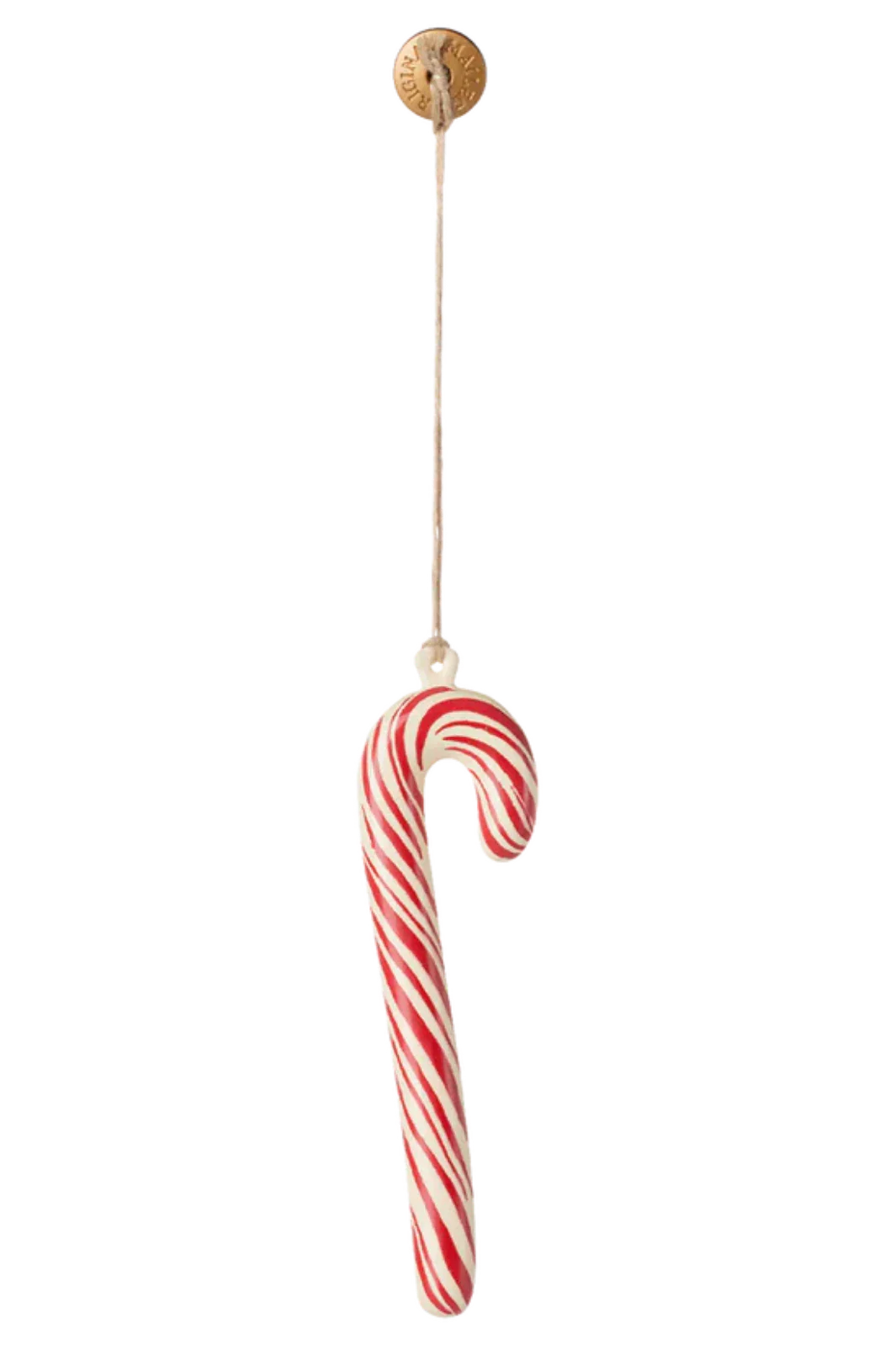 Maileg - Metal Ornament, Sukkerstok - Stribet - 14-5500-00 Julepynt 