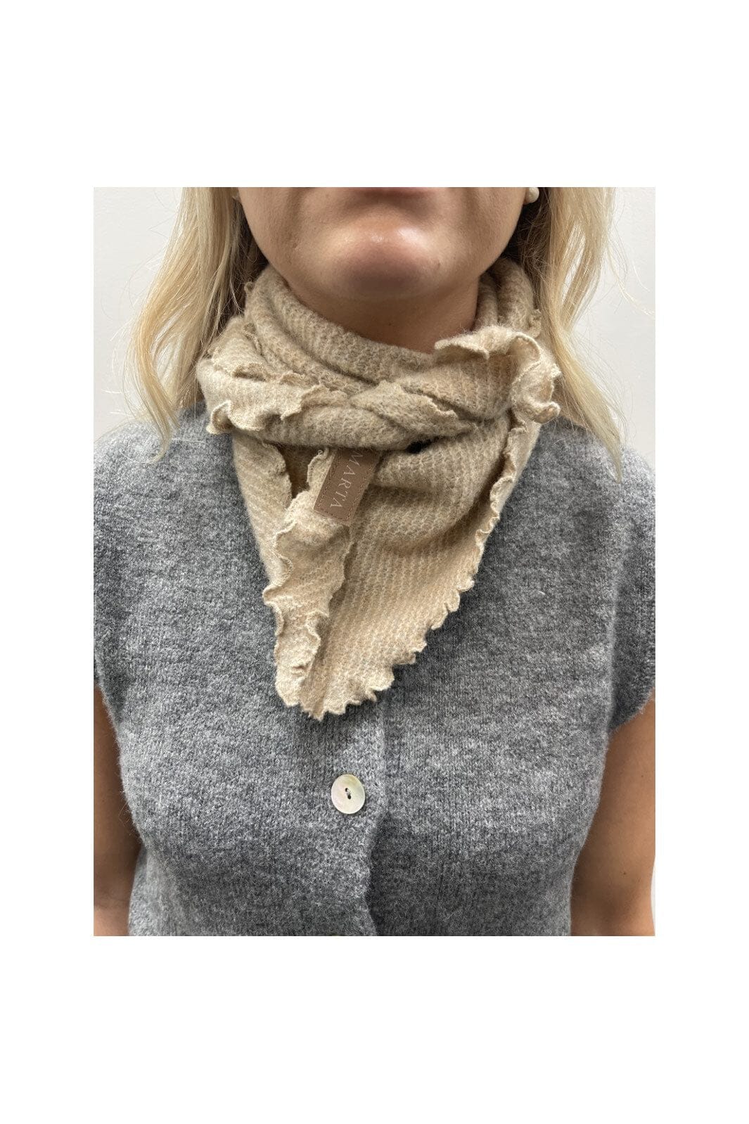 Marta Du Chateau - Marta Scarf 172-1100 - Sand