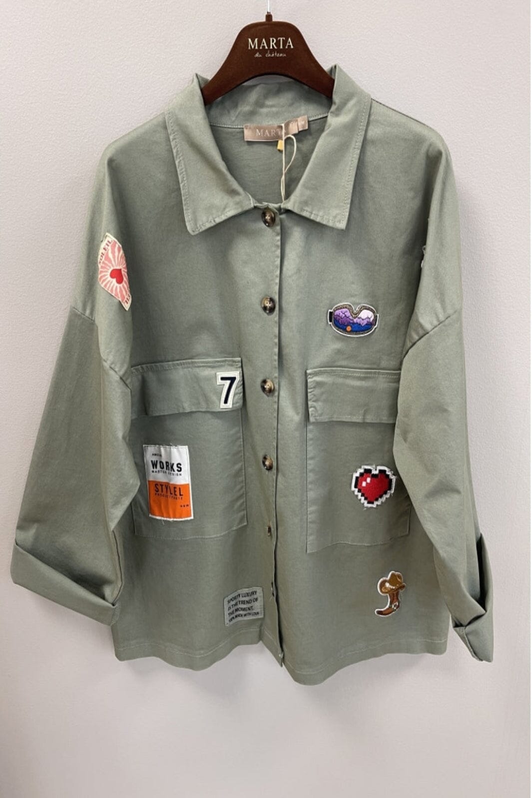 Marta Du Chateau - Mdcastoria Jacket 8122 - Military1011