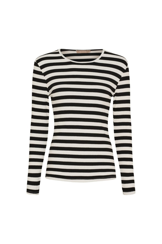 Marta Du Chateau - Mdcbegonia Ls Tee 7702 - Black