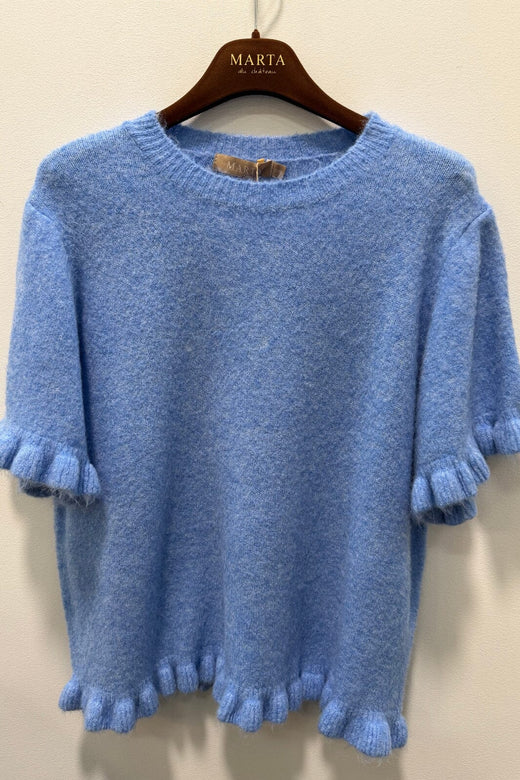 Marta Du Chateau - Mdcbriala Knit KN8129 - Sky2027 Strikbluser 