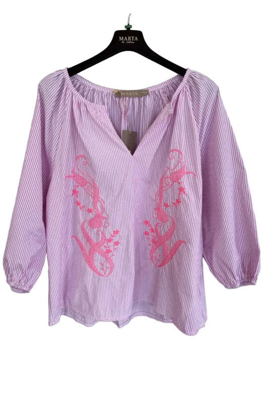 Marta Du Chateau - Mdcbrooke Blouse 8200 - Pink