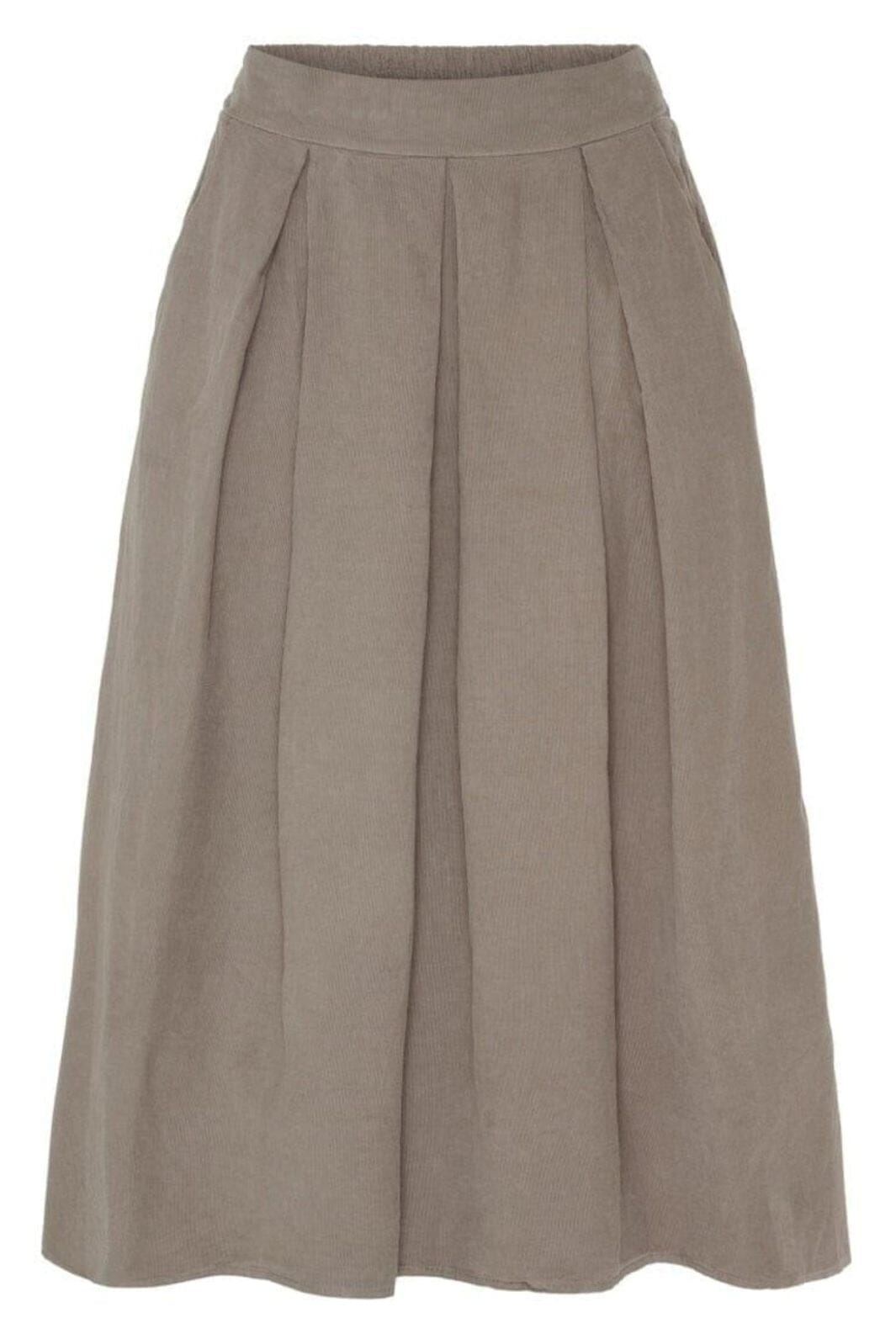 Marta Du Chateau - Mdcciela Skirt 257080V - Fango Solid Nederdele 