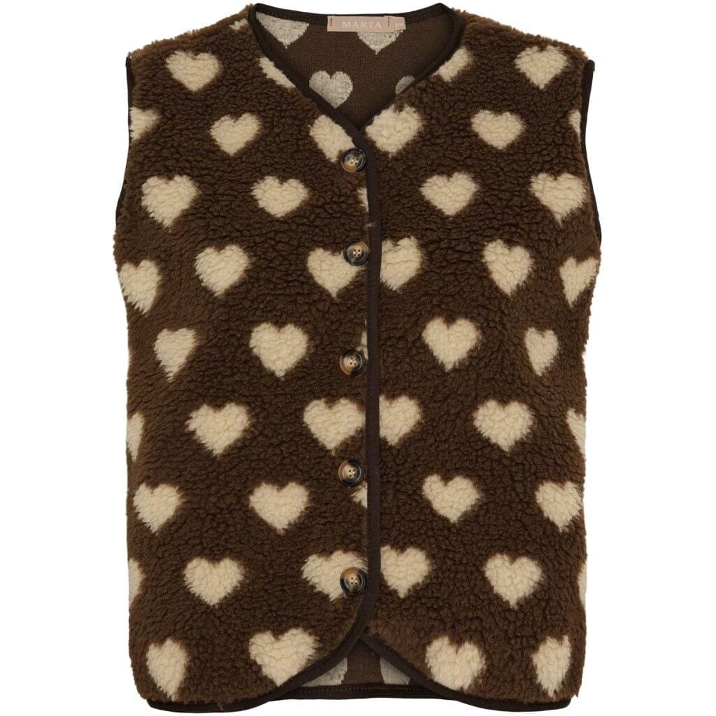 Marta Du Chateau - Mdcdahlia Vest 25710 - Moro/Camello Veste 