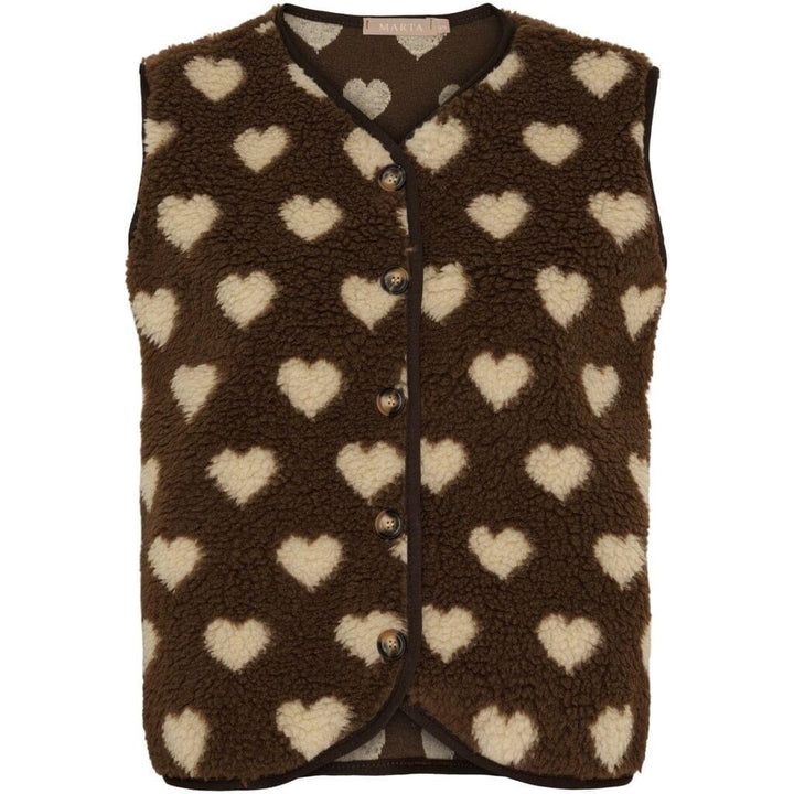 Marta Du Chateau - Mdcdahlia Vest 25710 - Moro/Camello Veste 