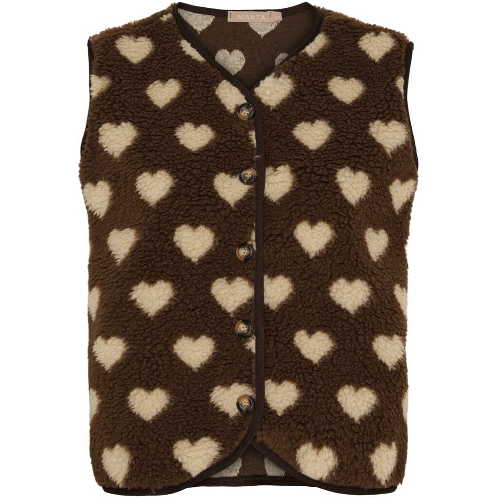 Marta Du Chateau - Mdcdahlia Vest 25710 - Moro/Camello Veste 