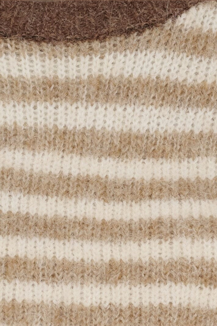 Marta Du Chateau - Mdcdanielle Knit 8080 - Beige/Fango/Moro