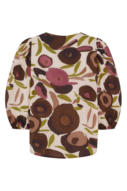 Marta Du Chateau - Mdcevelina Shirt 58130M - Brown Print