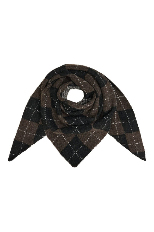 Marta Du Chateau - Mdcgretzel Scarf BA-3446 - Black/Coffee