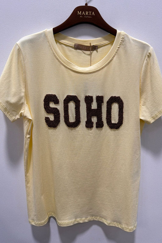 Marta Du Chateau - Mdcherdis Tee 84275 - Yellow14/Moro T-shirts 