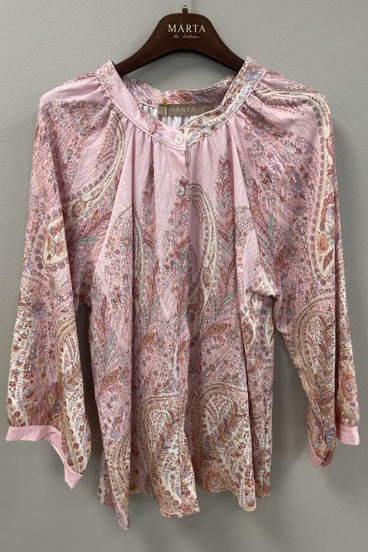 Marta Du Chateau - Mdcjayla Blouse 8103 - Rosagj6812M2N