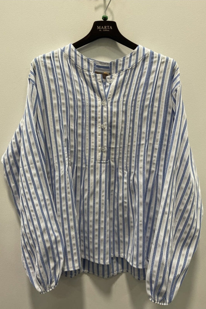 Marta Du Chateau - Mdcmaren Shirt 7912 - Celeste