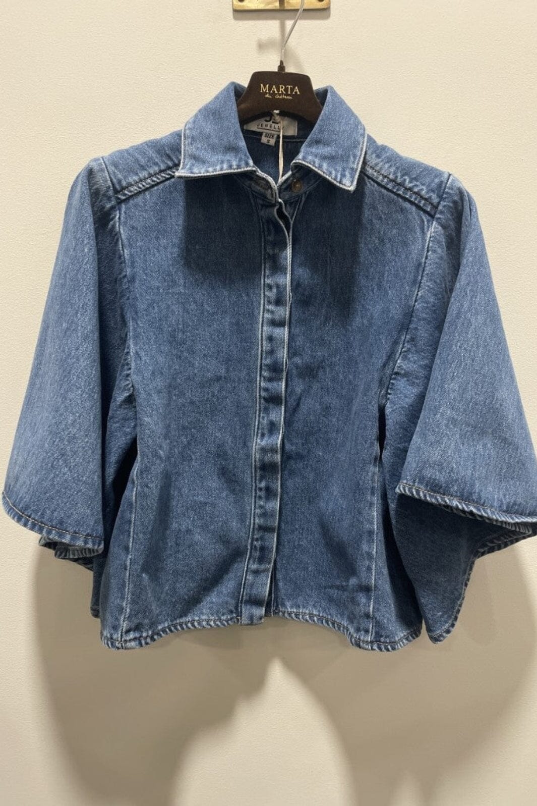 Marta Du Chateau - Mdcmarika Shirt MDC237-V9081B - Blue Denim Skjorter 