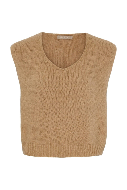 Marta Du Chateau - Mdcmarlene Vest 5114 - Camello