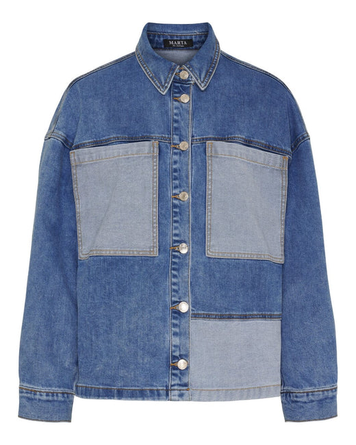 Marta Du Chateau - Mdcmilja Shirt MDC238-V9079A - Blue Denim Skjorter 