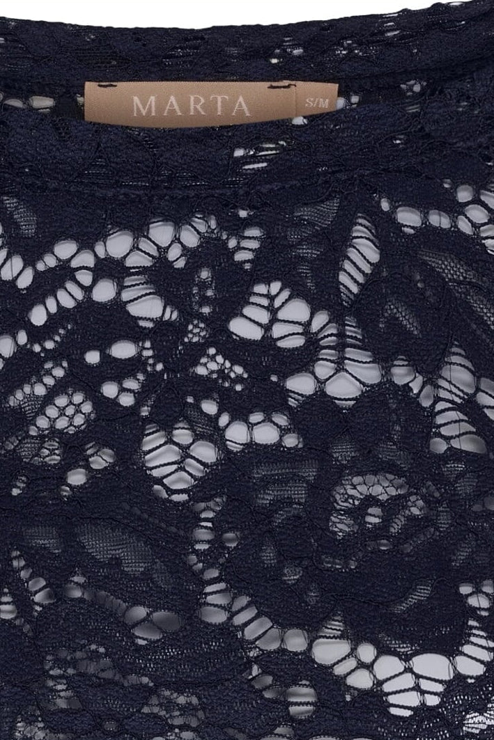 Marta Du Chateau - Mdcmilley Ls Tee 7707 - Navy