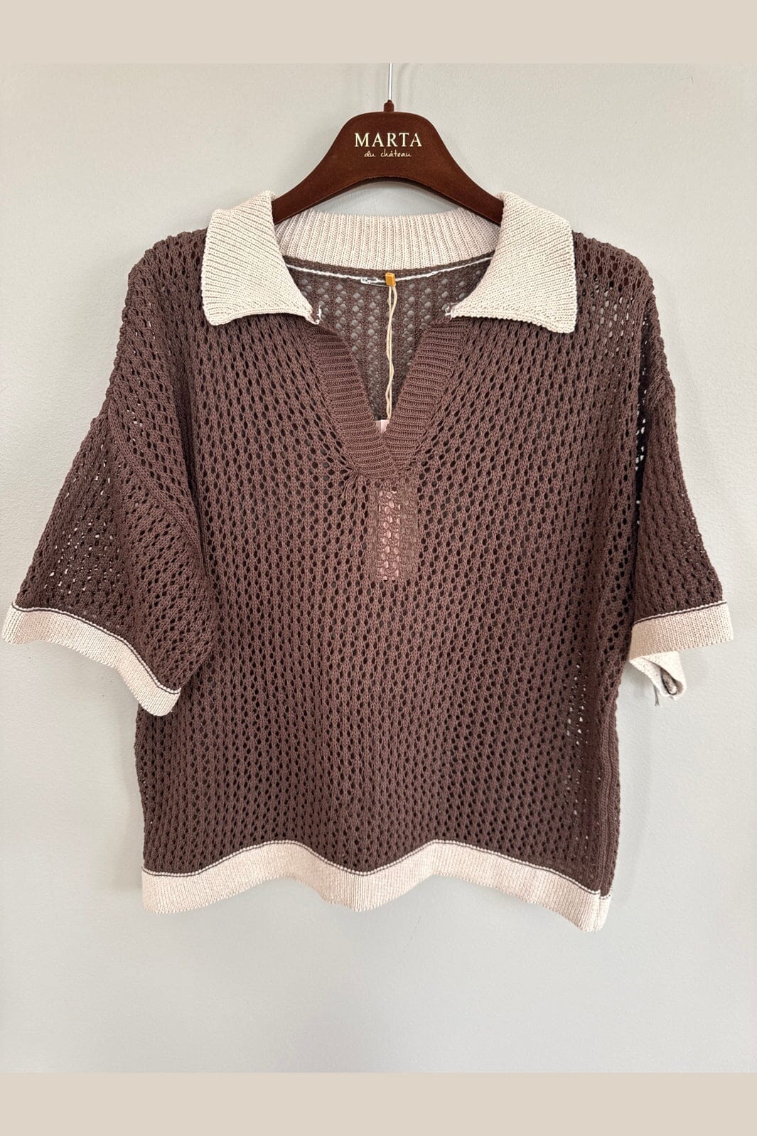 Marta Du Chateau - Mdcnayeli Knit 65032 - Caffe/Corda