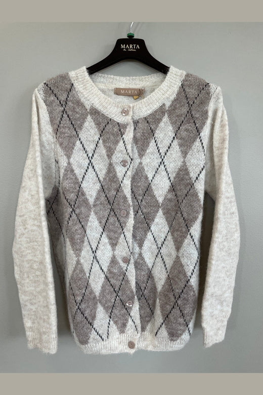 Marta Du Chateau - Mdcnovara Knit 9727 - Beige/Fango