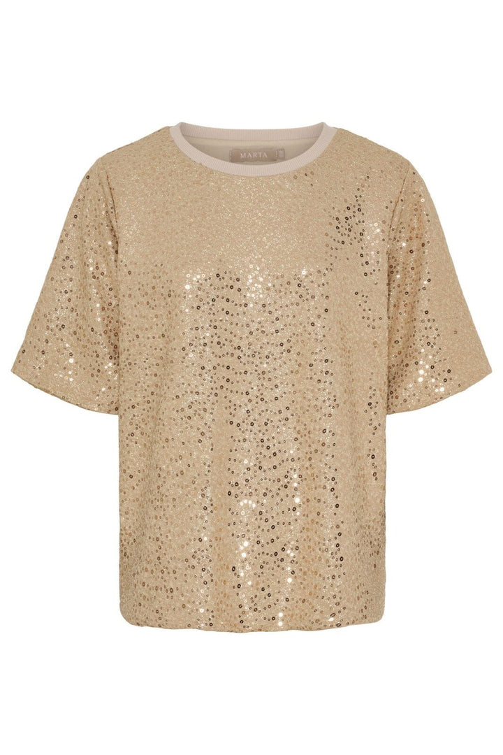 Marta Du Chateau - Mdcnynne Blouse 7693 - Champagne T-shirts 