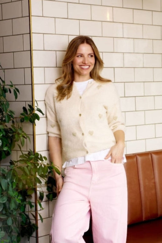 Marta Du Chateau - Mdcparisa Knit 9647 - Beige Cardigans 