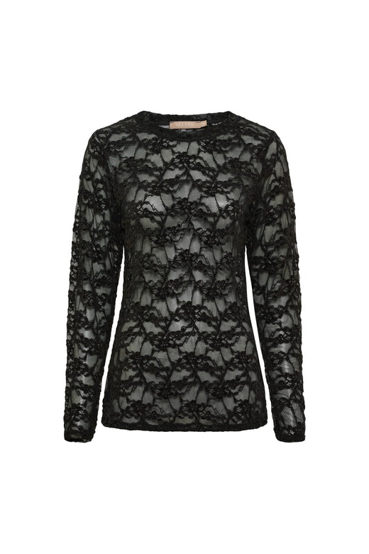 Marta Du Chateau - Mdcprimula Ls Tee 8941 - Black