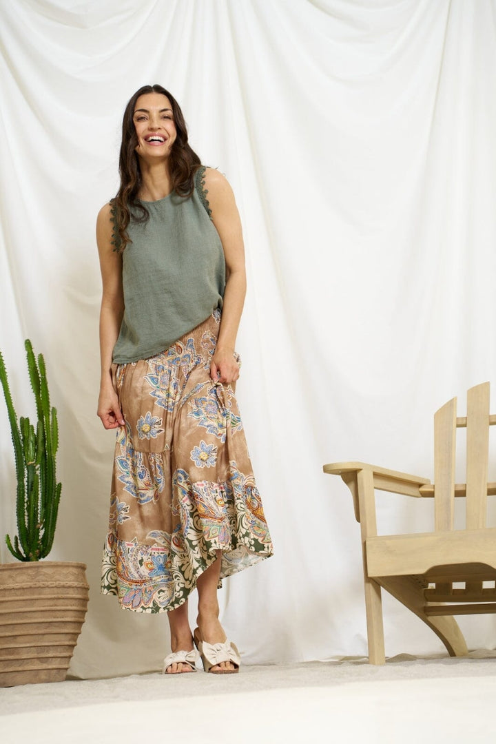 Marta Du Chateau - Mdcprincess Skirt 5201 - Camello7512Tpf Nederdele 
