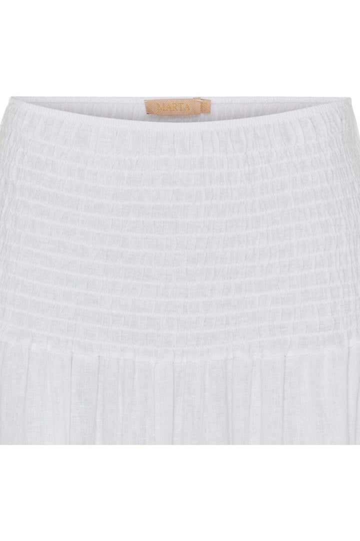 Marta Du Chateau - Mdcprincess Skirt 5201 - Solid White