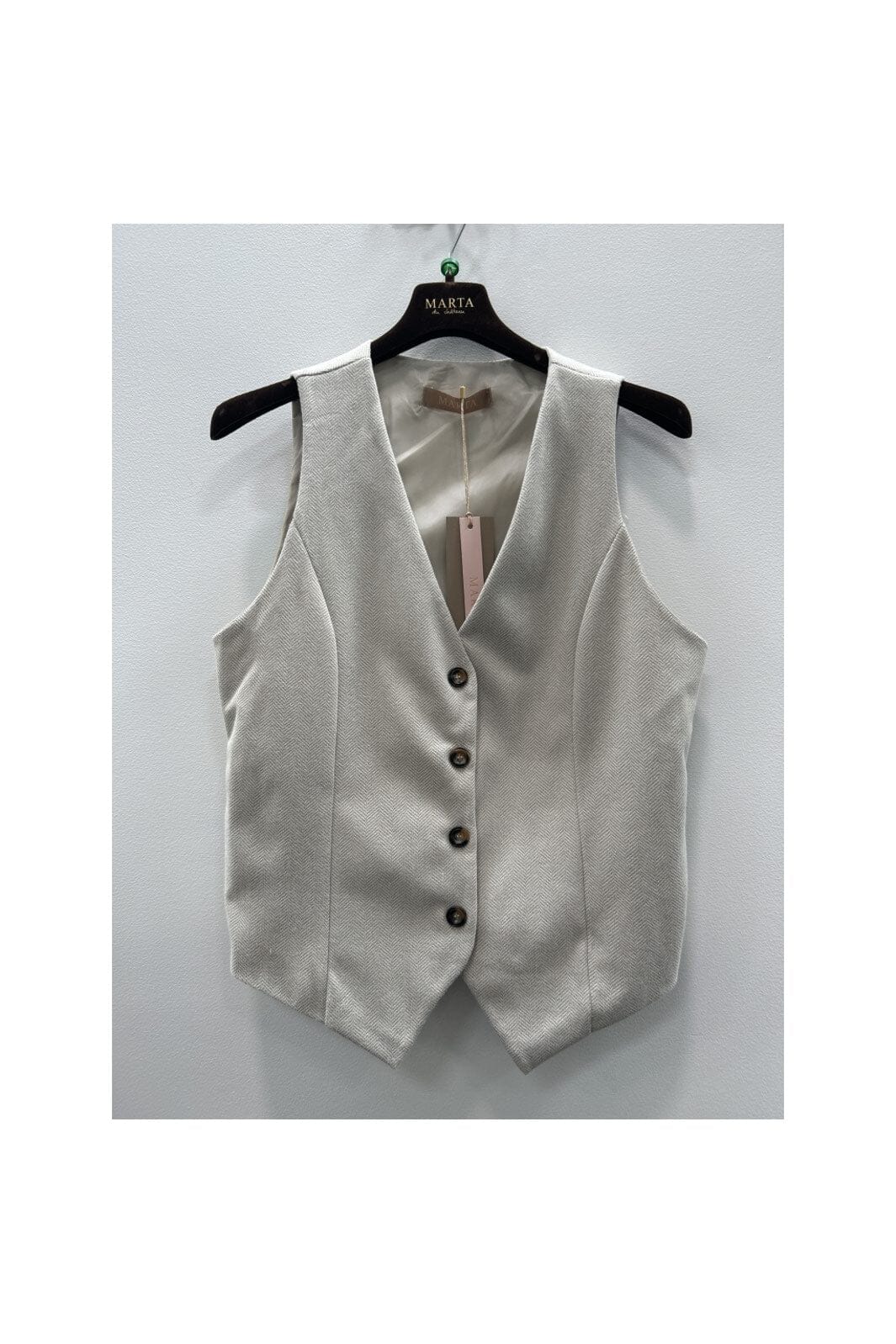 Marta Du Chateau - Mdcrainey Vest 248469 - Beige1