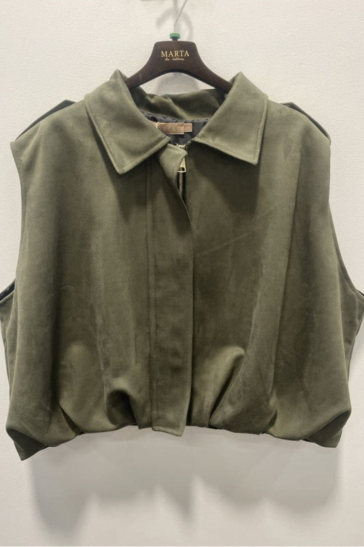 Marta Du Chateau - Mdcsasha Vest 7919 - Military