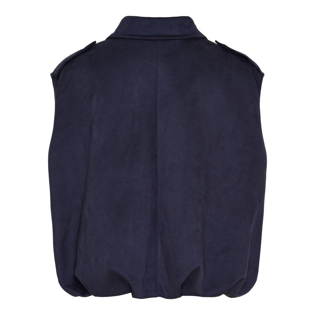 Marta Du Chateau - Mdcsasha Vest 7919 - Navy Veste 