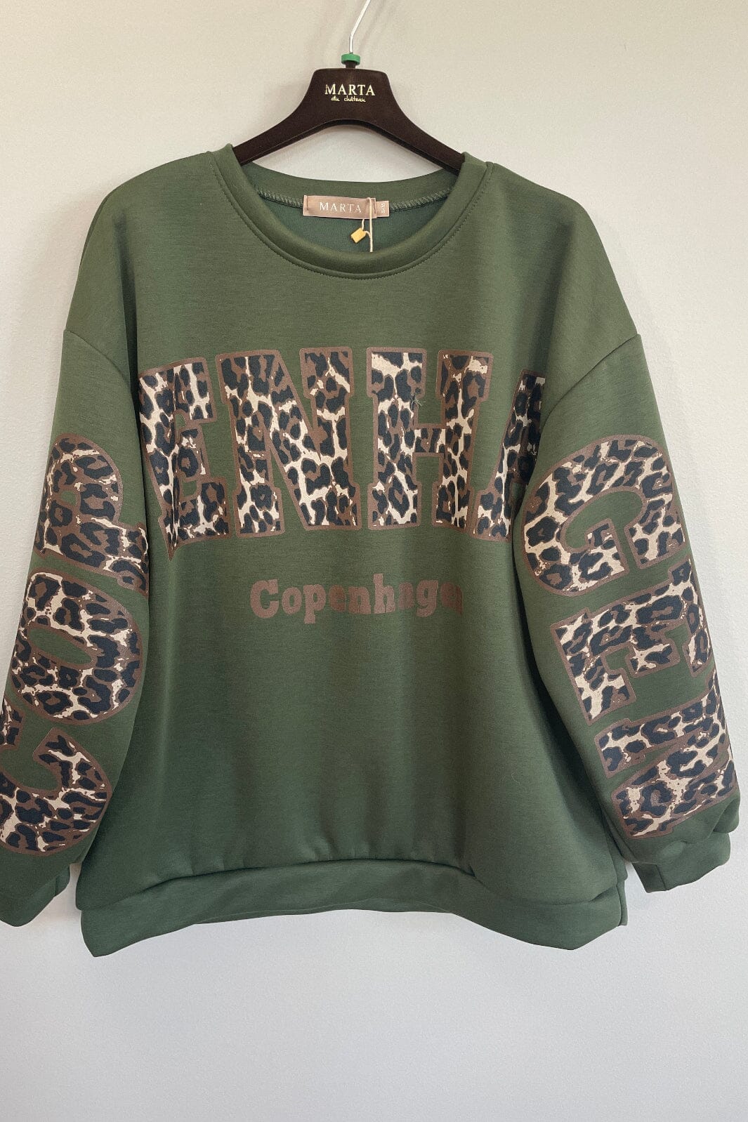 Marta Du Chateau - Mdcsevilla Sweatshirt 22659leo - Military/Leo Sweatshirts 
