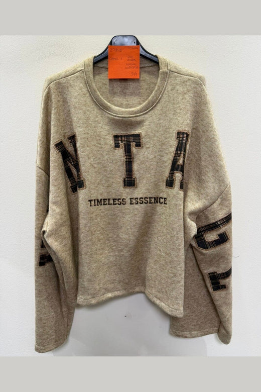 Marta Du Chateau - Mdcstardust Sweatshirt 2784B - Camel