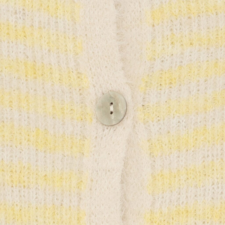 Marta Du Chateau - Mdcsusanne Knit 8262 - Yellow Strikbluser 