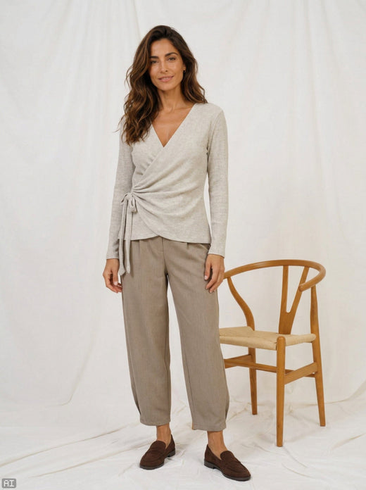 Marta Du Chateau - Mdctalina Blouse 1612- - Beige Bluser 