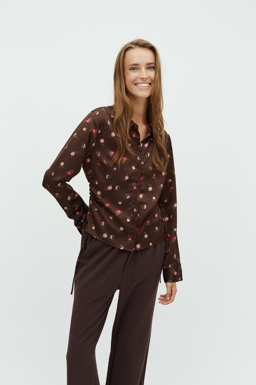 MbyM - Nura-M 63871131 - V53 - Dark Evaline Print Skjorter 