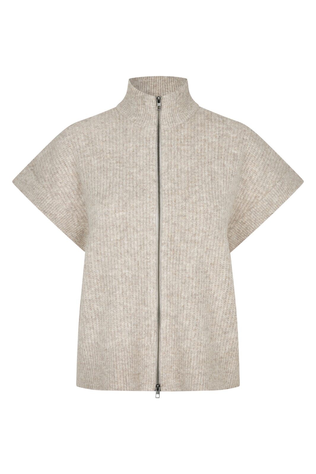 MbyM - Roselina Short-M 50529858 - Q52 - Light Taupe Melange Strikbluser 