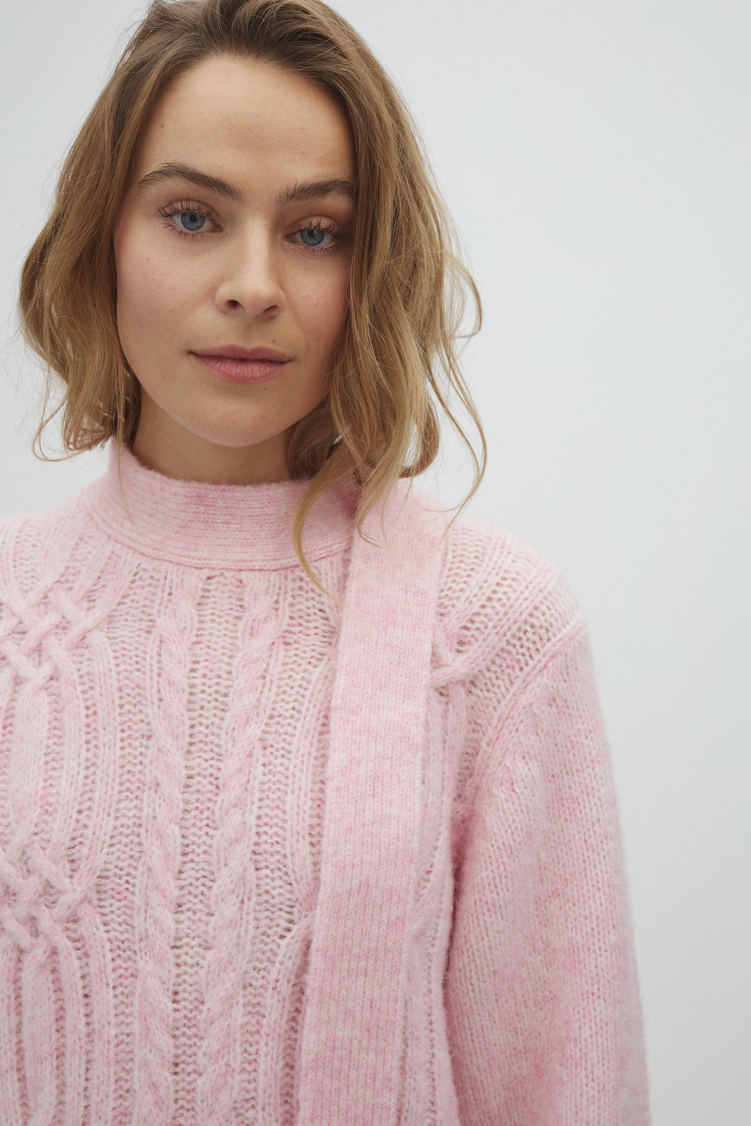MbyM - Xandra-M 65391511 - S74 - Pink Melange Strikbluser 