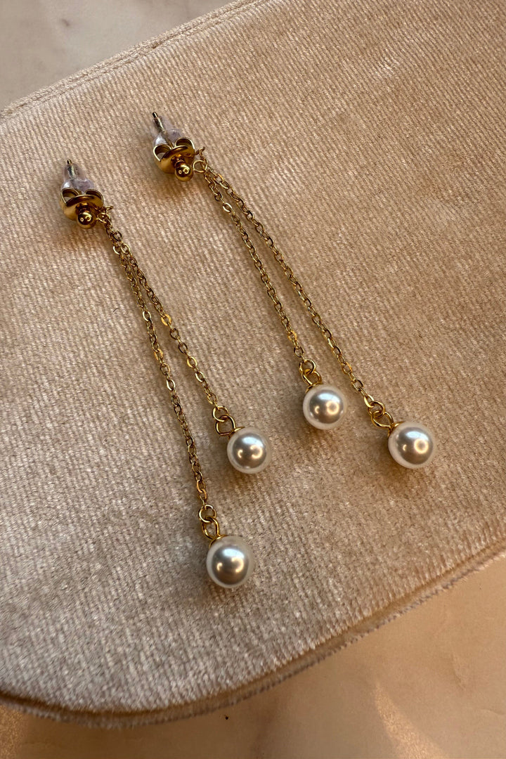 Mellow Moon - Georgia Earring - Golden Øreringe 