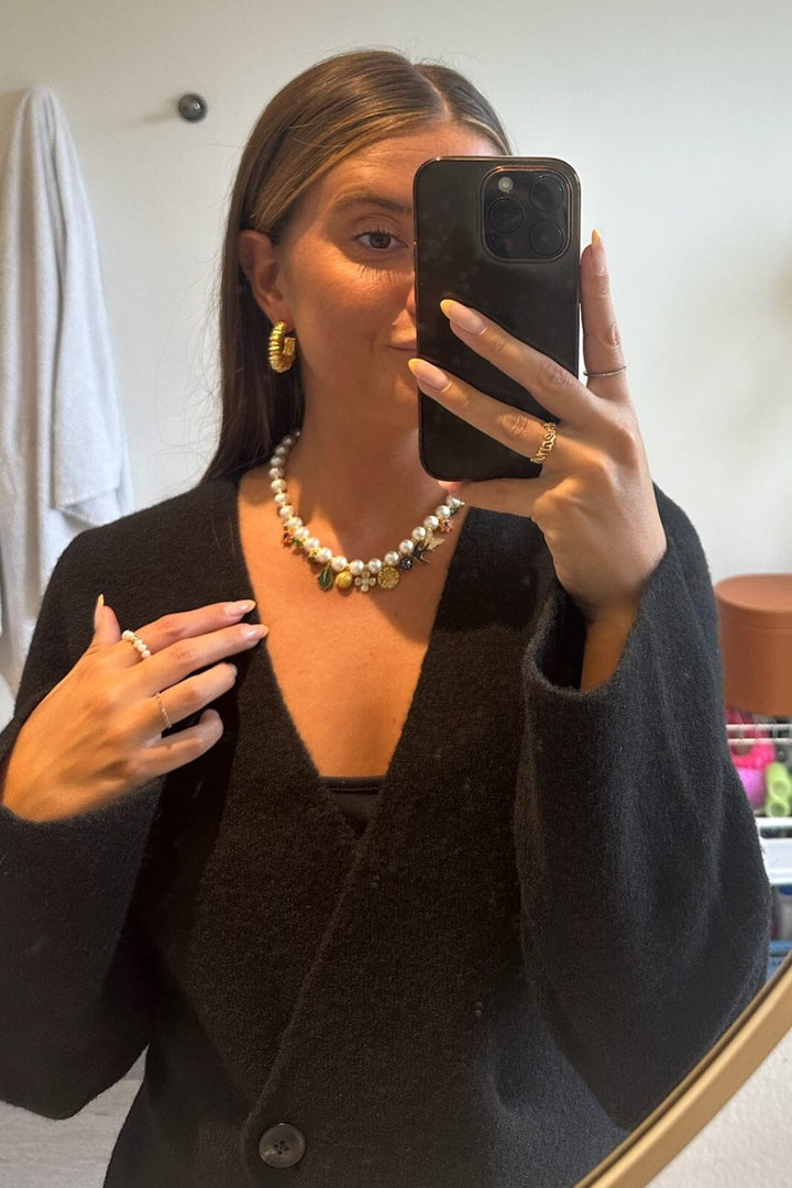 Mellow Moon - Hyacint Earring - Forgyldt