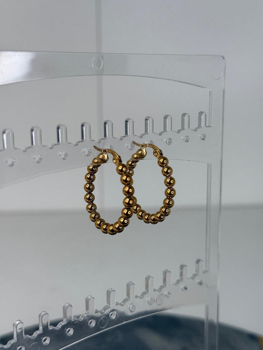 Mellow Moon - Iben Ørering - Forgyldt Øreringe 