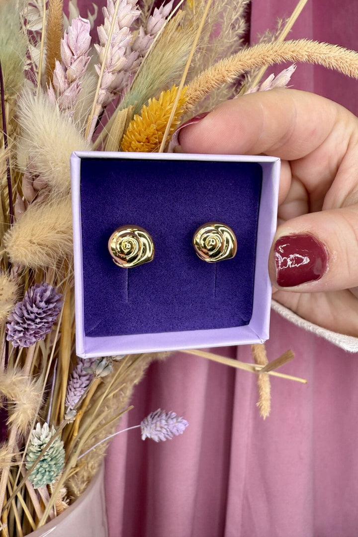 Mellow Moon - Iris Earring - Forgyldt 