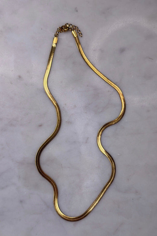 Mellow Moon - Marianne Halskæde - Forgyldt Halskæder 