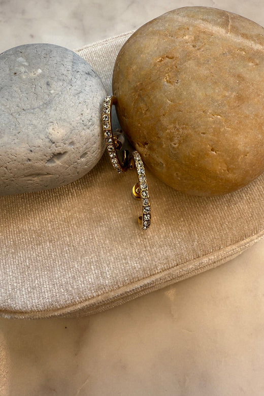 Mellow Moon - Saskia Earring - Golden Øreringe 