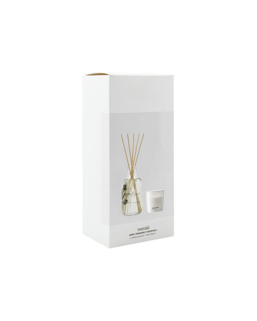 Meraki - Gift Box, Verbena Drizzle Diffuser + Fresh Linen Scented Candle 60 G., 240|60 Ml|g - 900002871