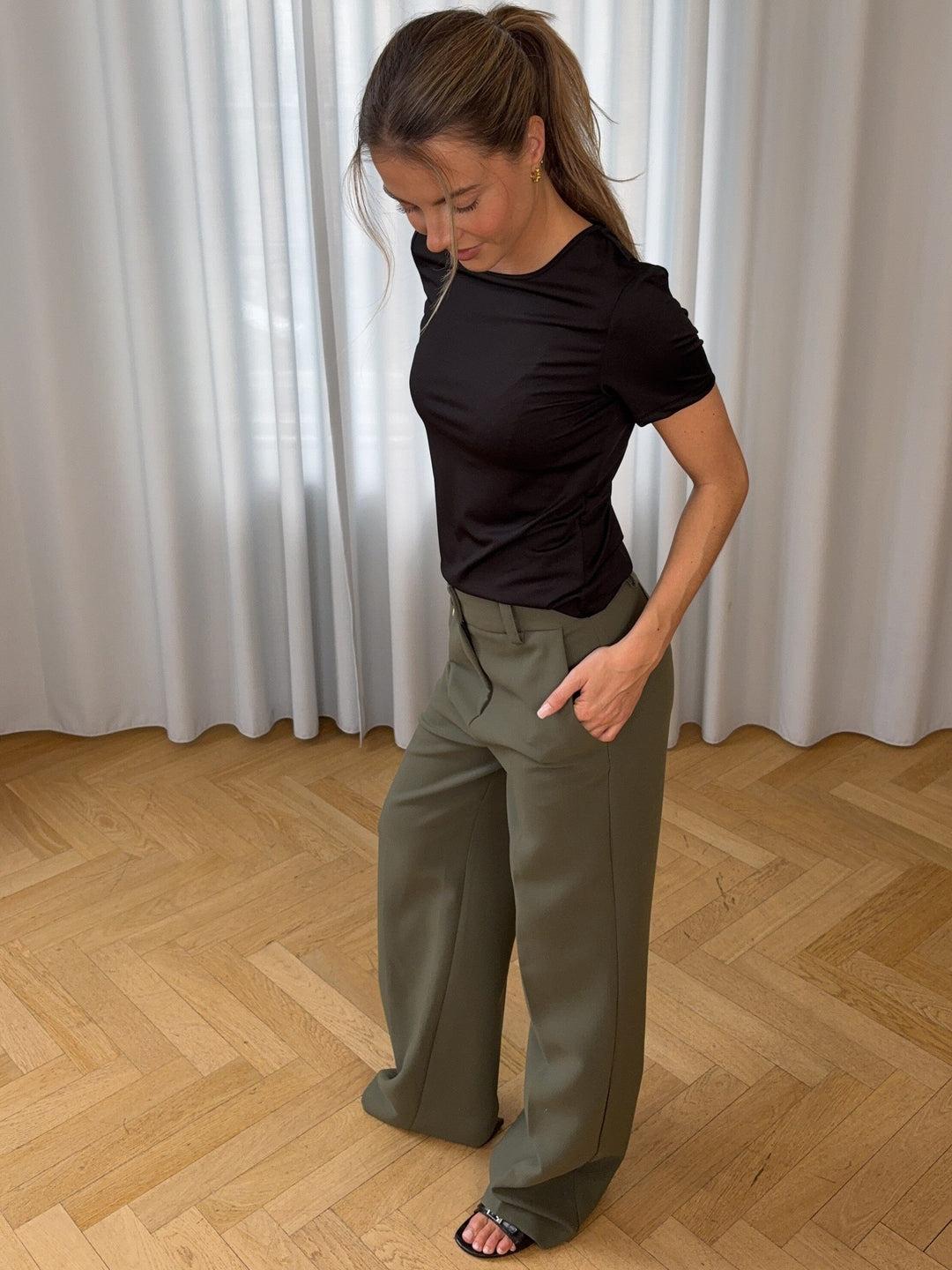 Modström - Gale Pants 55497 - 2201 - Army Dust Bukser 