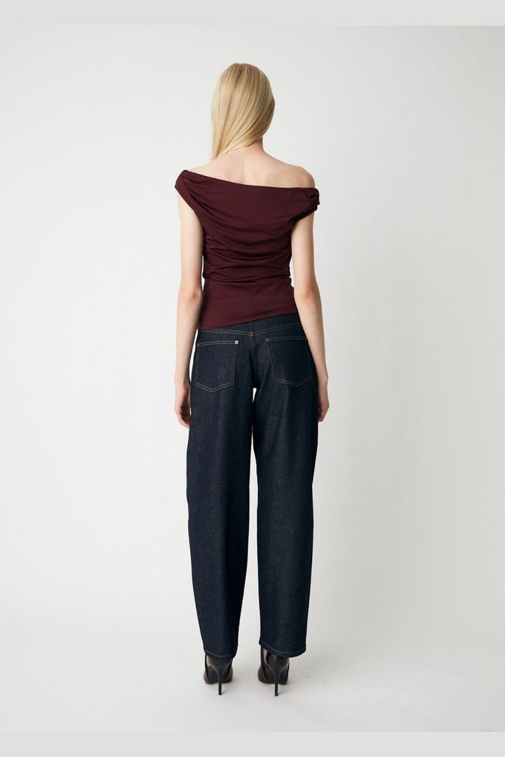 Modström - Himamd Off-Shoulder Top 57928 - 1124 - Dark Cherry